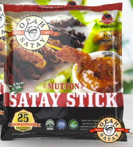 Opah Mutton Satay 25 Stick + Satay Sauce 250g