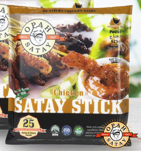 Opah Chicken Satay 25 Stick + Satay Sauce 250g