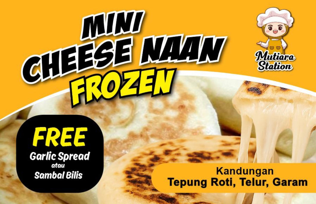 Mini Cheese Naan 5pcs with Sambal Bilis
