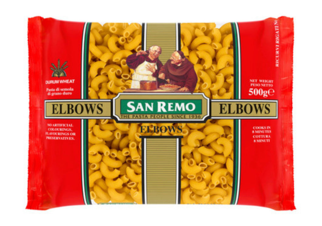 San Remo Pasta Elbow (NO.35) 500g