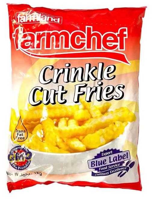 Farmchef Crinkle Fries 1kg