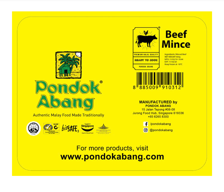 Pondok Abang Beef Mince 1kg