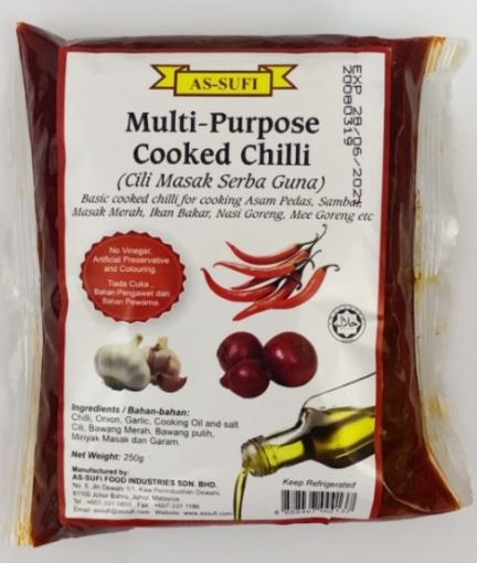 As-Sufi Multi-Purpose Cooked Chili 250g (Chilled)