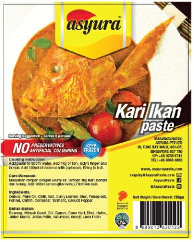 Paste Asyura - Kari Ikan 280g