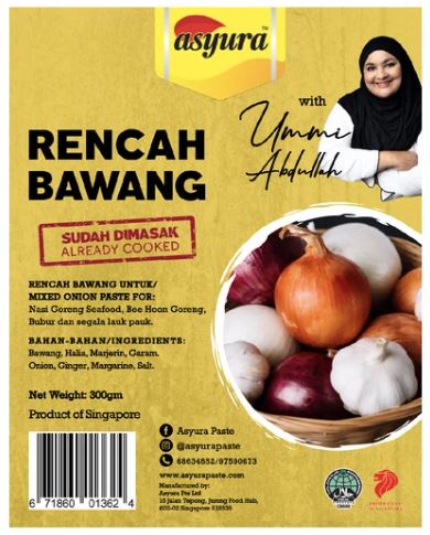 Paste Asyura - Rencah Bawang 280g