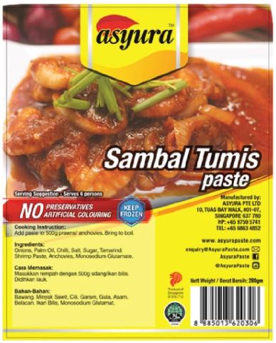 Paste Asyura - Sambal Tumis 280g