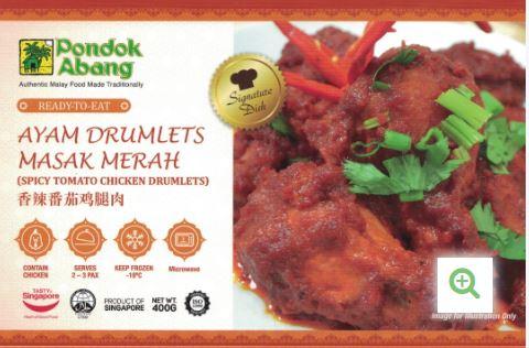 Pondok Abang Ayam Masak Merah Drumlets Ready-To-Eat