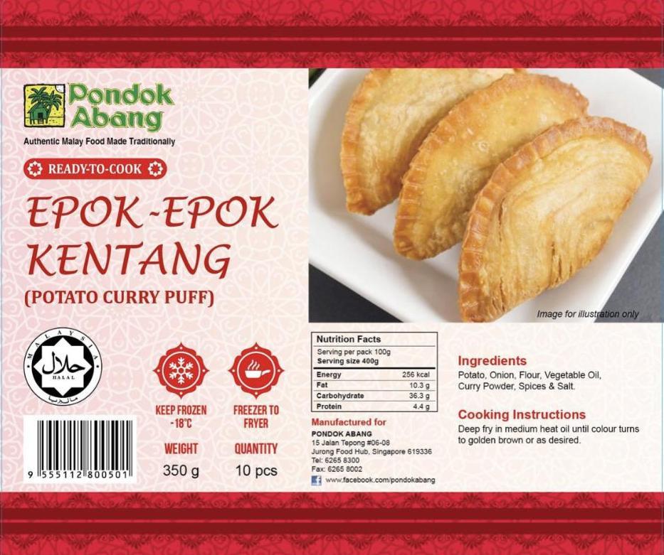 Pondok Abang Epok-epok Kentang 10pcs