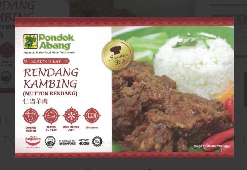 Pondok Abang Rendang Kambing  Ready-To-Eat (Available 8th Jan)