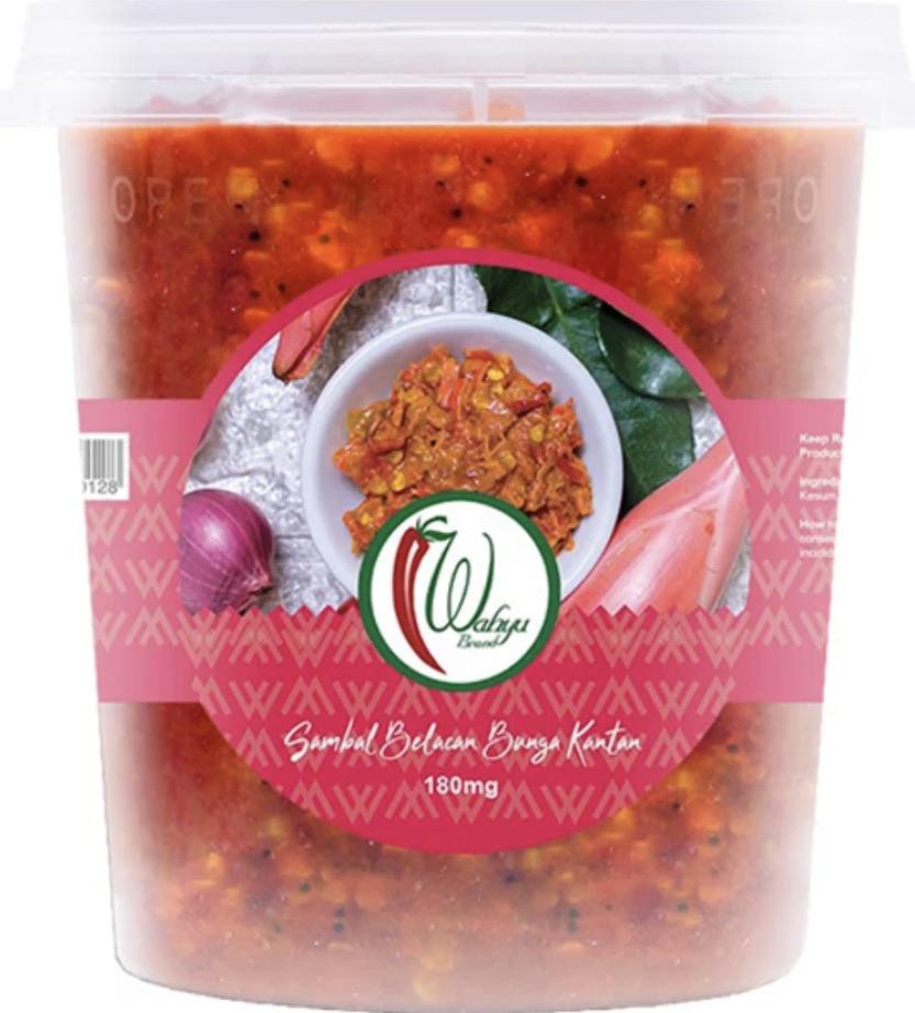 Wahyu Sambal Belacan Bunga Kantan 180g*