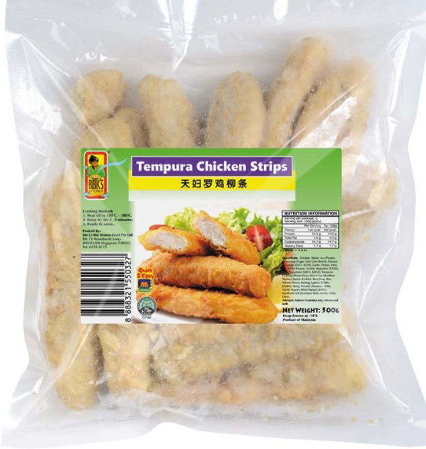 Bibik's Choice Tempura Chicken Strips 500g