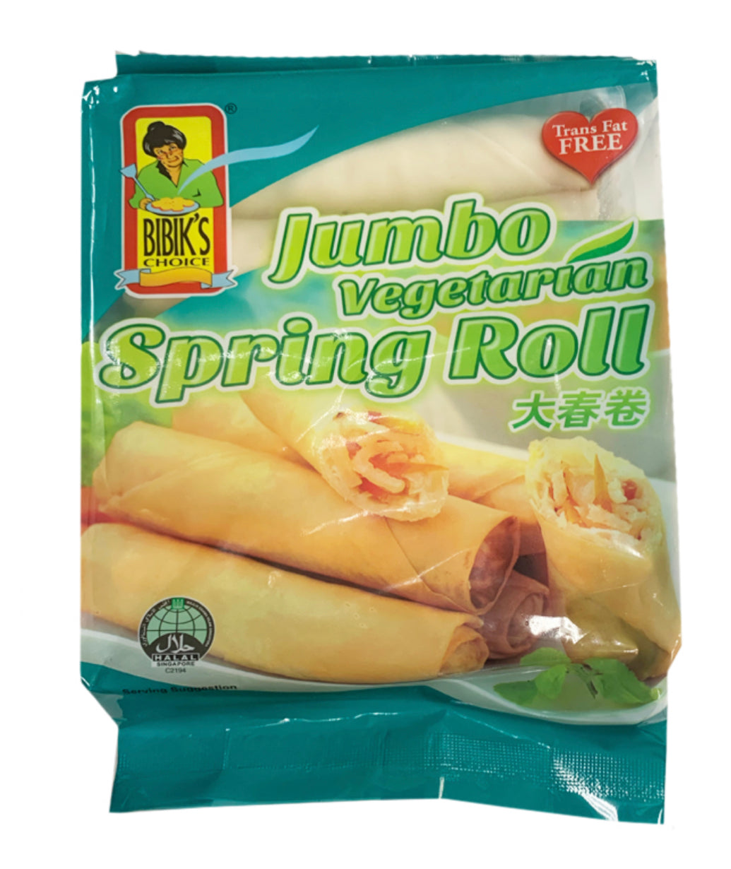 Bibik's Choice Jumbo Vegetarian Spring Roll 10pcs