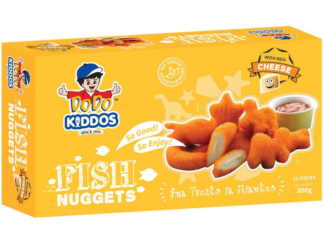 Dodo Kiddos Fish Nuggets with Cheese 300g