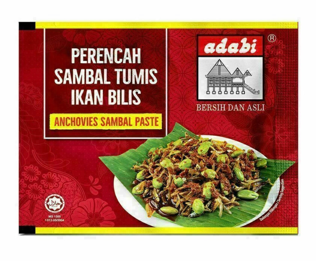 Adabi Perencah Sambal Tumis Ikan Bilis 60g