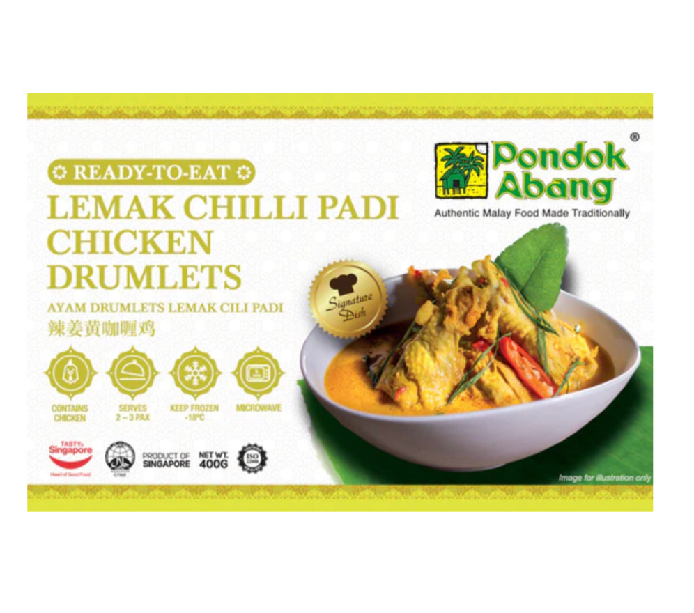 Pondok Abang Lemak Chilli Padi Chicken Drumlets Ready-To-Eat