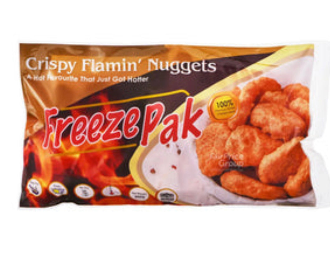 Freezepak Crispy Flaming Nuggets 800g